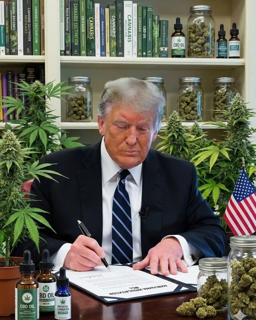 Efeito Trump: EUA Reclassificam a Maconha e Mudam o Jogo Global da Cannabis